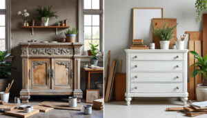 découvrez comment transformer une commode vintage en un meuble moderne tendance grâce à des astuces simples de rénovation. conseils, matériaux et étapes faciles pour donner une nouvelle vie à vos meubles anciens !