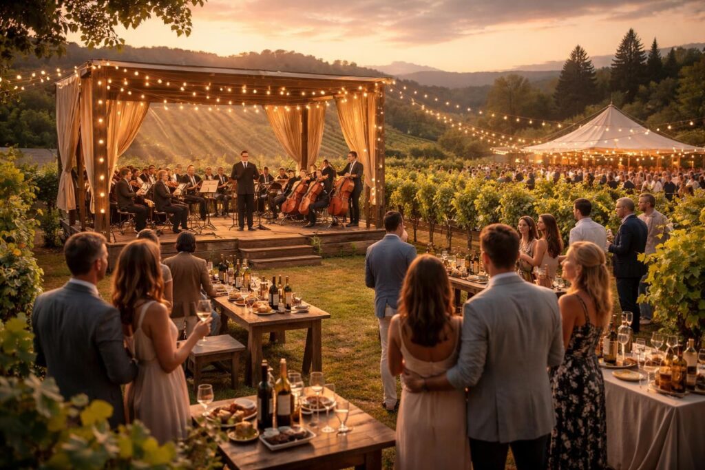 découvrez des spectacles uniques mêlant vignobles, concerts œnologiques, musique classique et festivals du vin pour une expérience culturelle et gustative inoubliable.