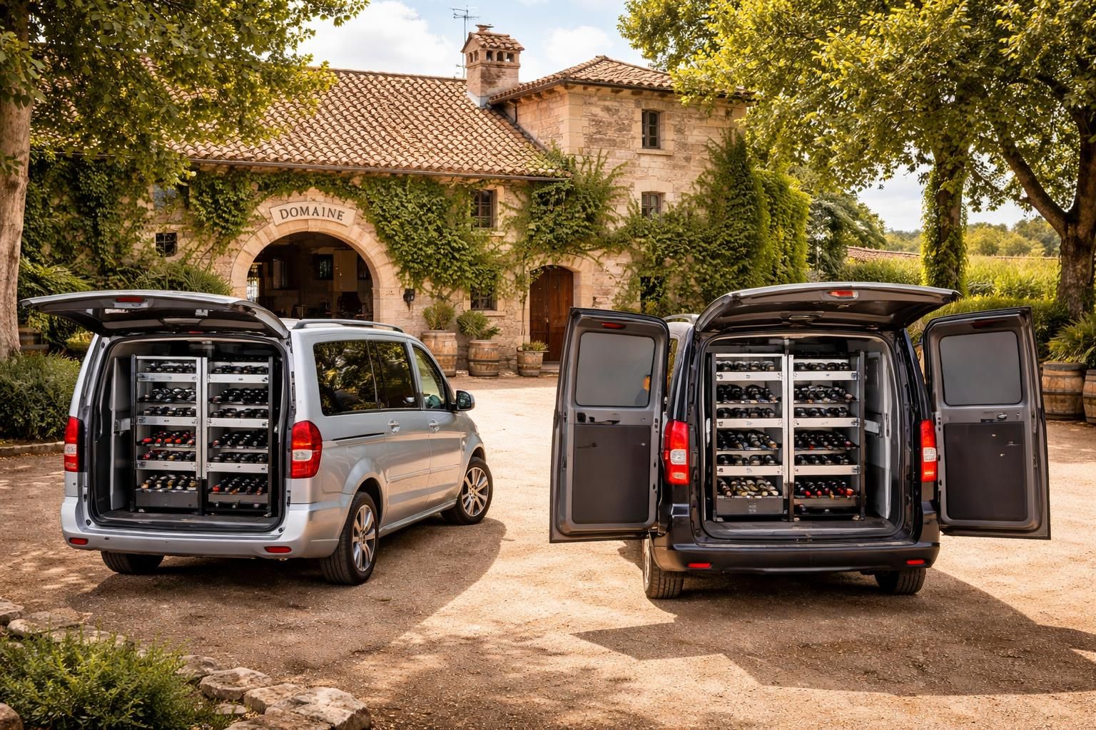 découvrez comment les modèles mercedes classe v et toyota proace facilitent le transport de vin en voiture, spécialement adaptés aux besoins des vignerons pour garantir sécurité et convivialité.