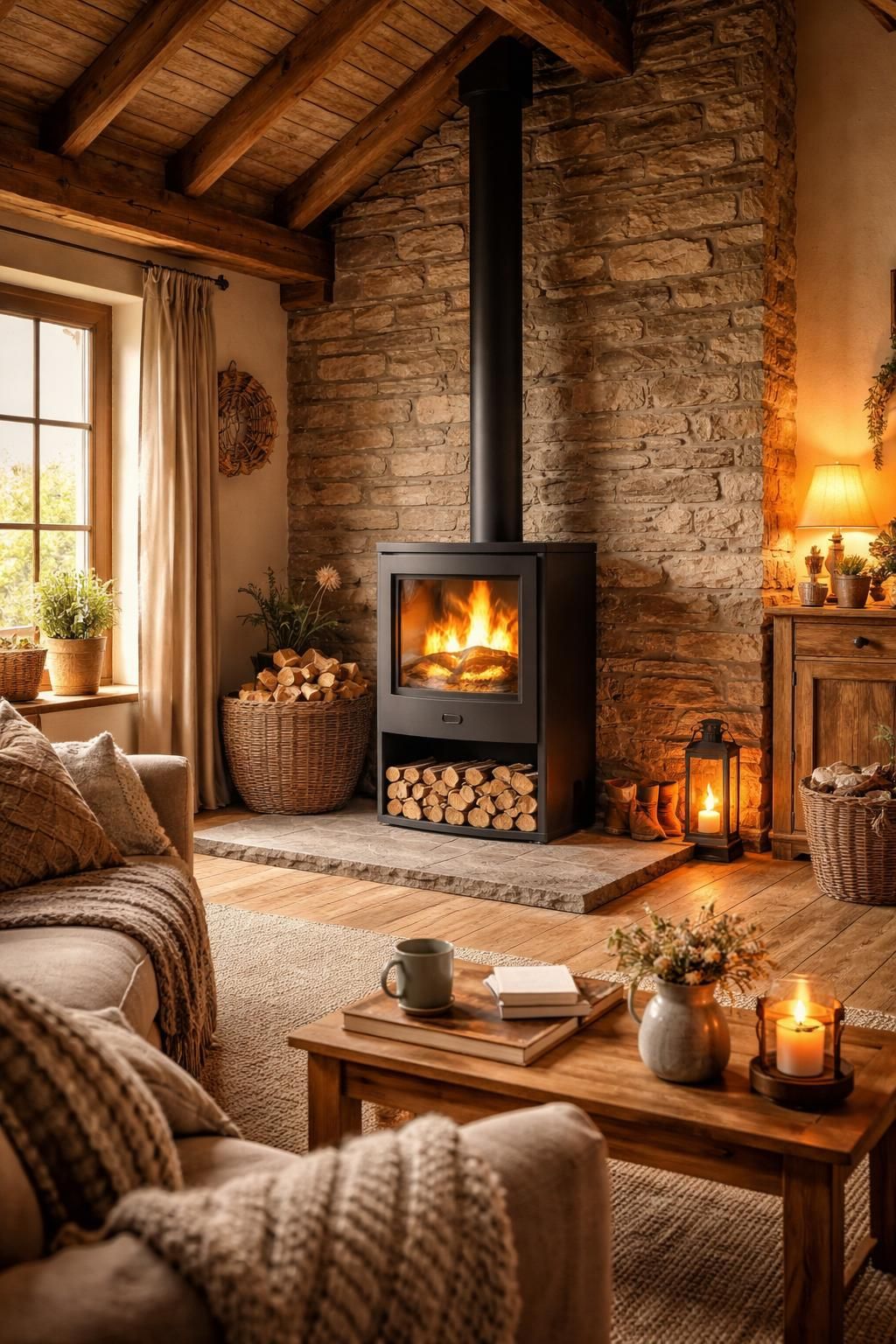 découvrez comment vivre à la campagne tout en économisant grâce à un potager autonome et un chauffage au bois local, pour un mode de vie durable et économique.