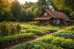 découvrez comment vivre à la campagne tout en économisant grâce à un potager autonome et au chauffage au bois local, pour un mode de vie écologique et économique.